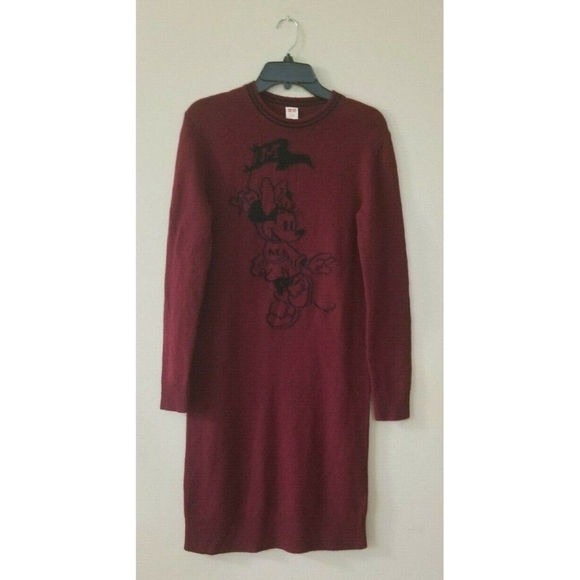 Mickey Mouse Limited Edition X Uniqlo  UNIQLO Disney Minnie Mouse Sweater Dress - Picture 2 of 6